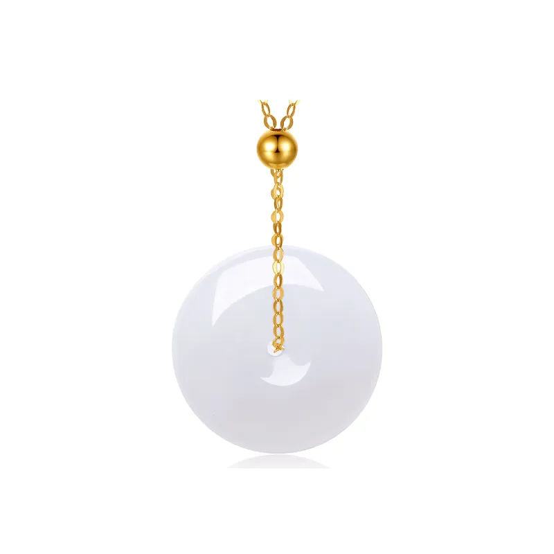 Oriental Jade Necklaces White Jade Women's-0