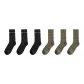 6 Pack (3 Black+3 Army Green)