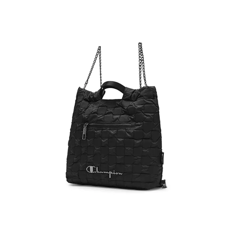 Champion Denim Backpack Medium Size Unisex Peak Blue/Silver White/Champion Black/Linen-10