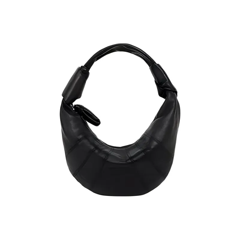 Lemaire Croissant Series Lambskin Croissant Bag Handbag Mini Women's Black-0