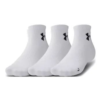Under Armour Basketball Socks Men's 3 Pack White