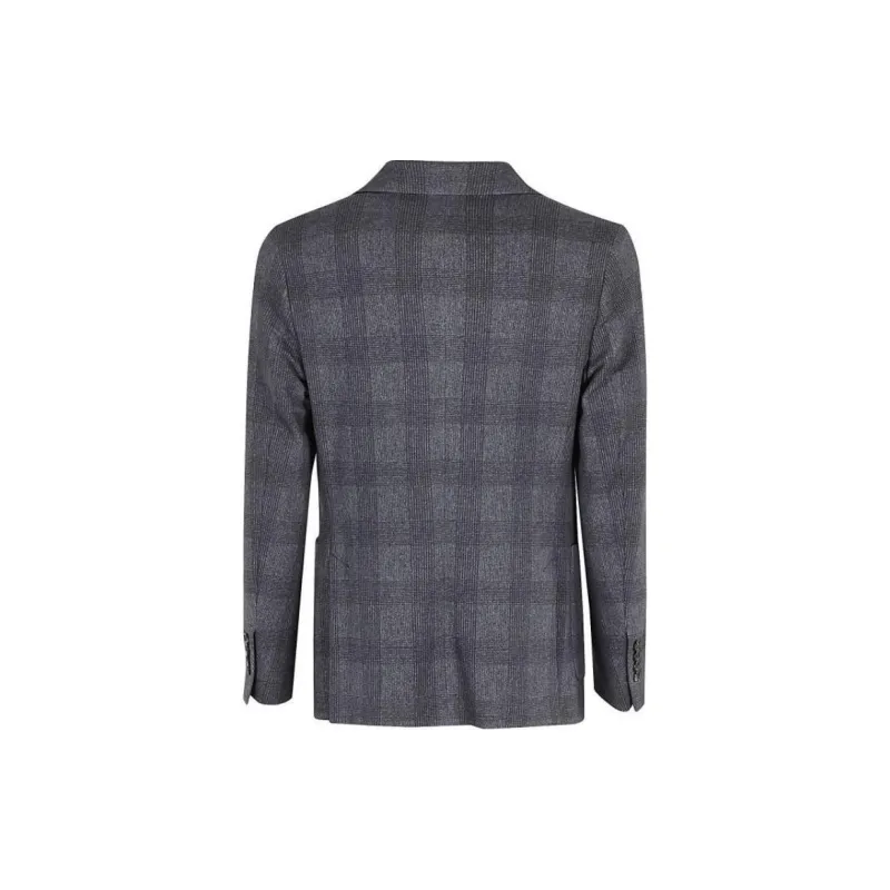 Circolo 1901 Checked Wool Blazer-1