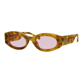 The Attico X Linda Farrow Oval Frame Sunglasses