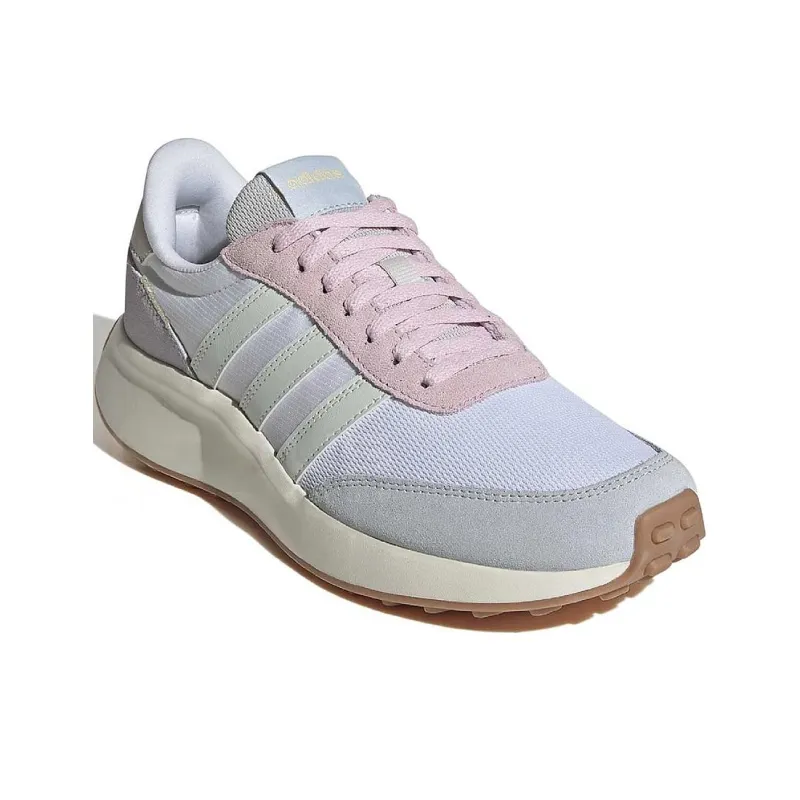Adidas RUN 70s Anti Slip Wear Resistant Low Top Running Shoes Women's Blue Pink-2