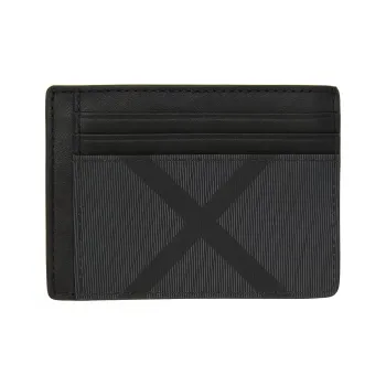 Burberry PVC Card Holder Men's Carbon Black