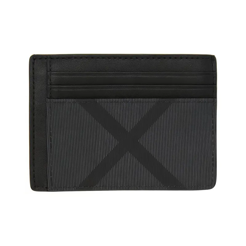Burberry PVC Card Holder Men's Carbon Black-0