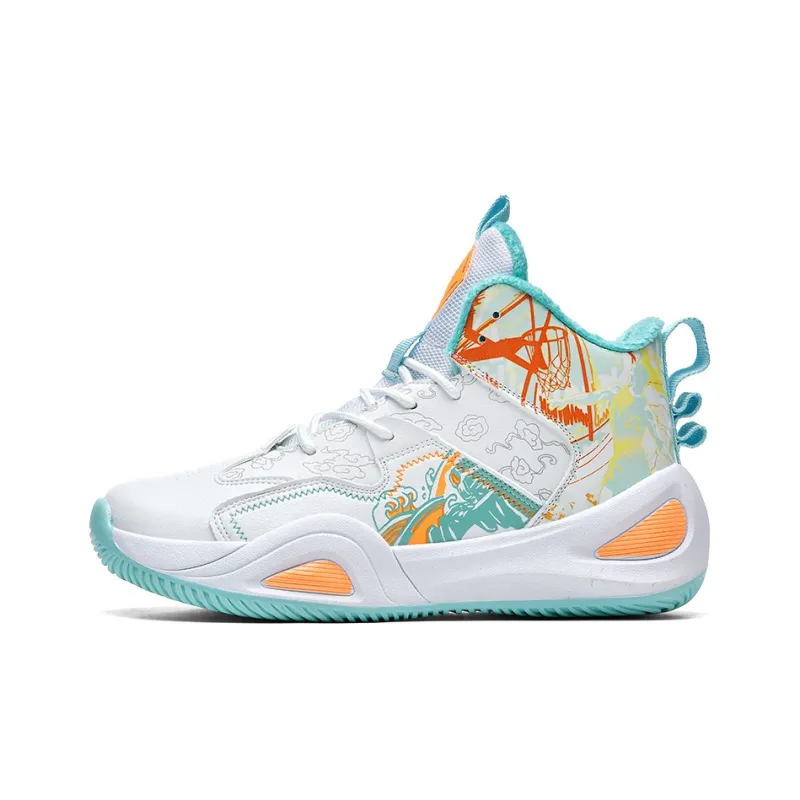 Black tailed Deer High Top Basketball Shoes Unisex-45