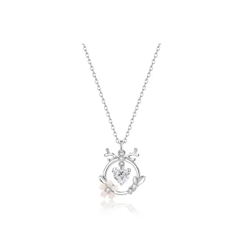 V.WI S925 Silver Necklaces Women's
