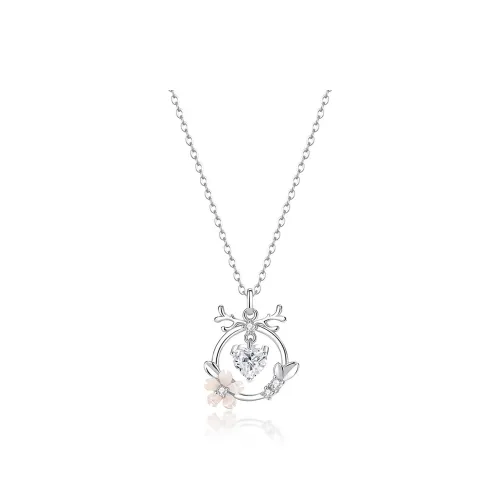 V.WI S925 Silver Necklaces Women's