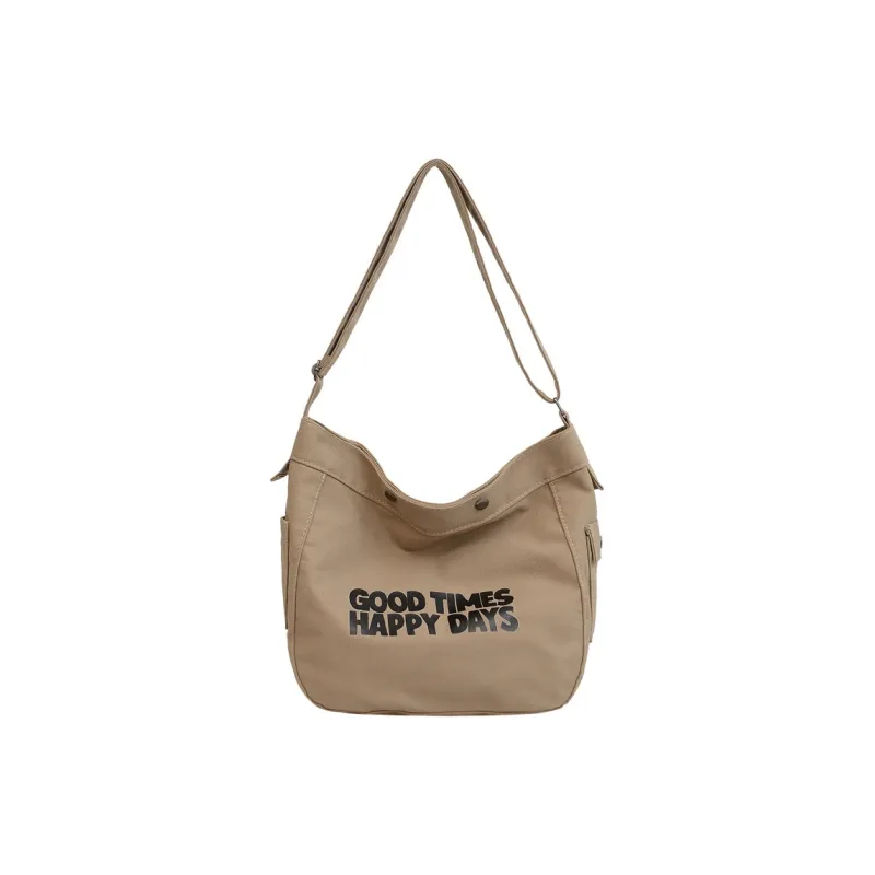 DALO Canvas Canvas Bag Tote Bag Shopping Bag Crossbody Bag Regular Unisex White/Black/Blue/Coffee-7