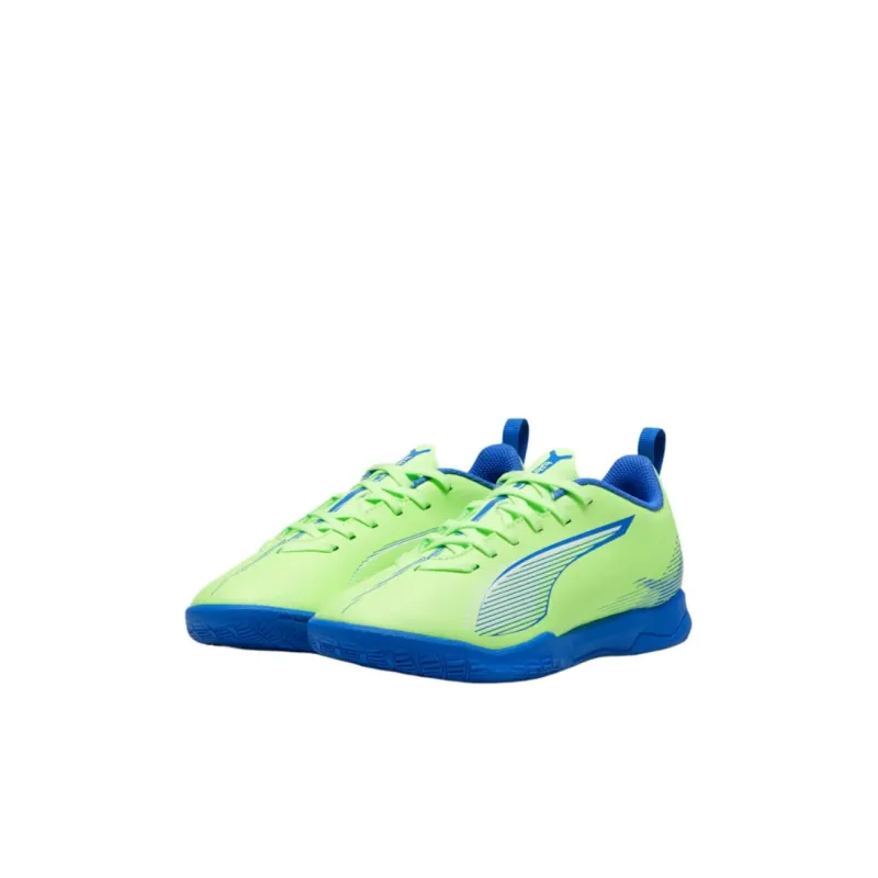 PUMA Ultra 5 Anti Slip Wear Resistant Low Top Kids' Soccer Shoes Green Kids'-2