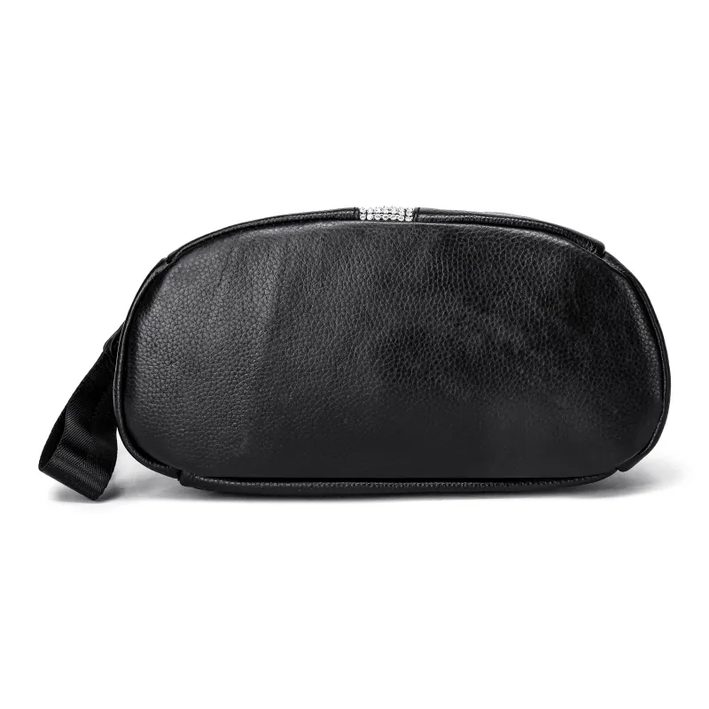 Ace Paul Top Grain Cow Leather One Shoulder Backpack Regular Women's Black-4