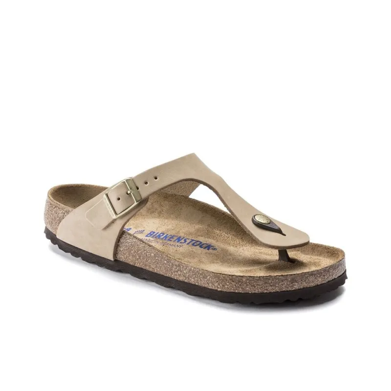Birkenstock Abrasion Resistant Flip Flops Unisex Sand Narrow-1