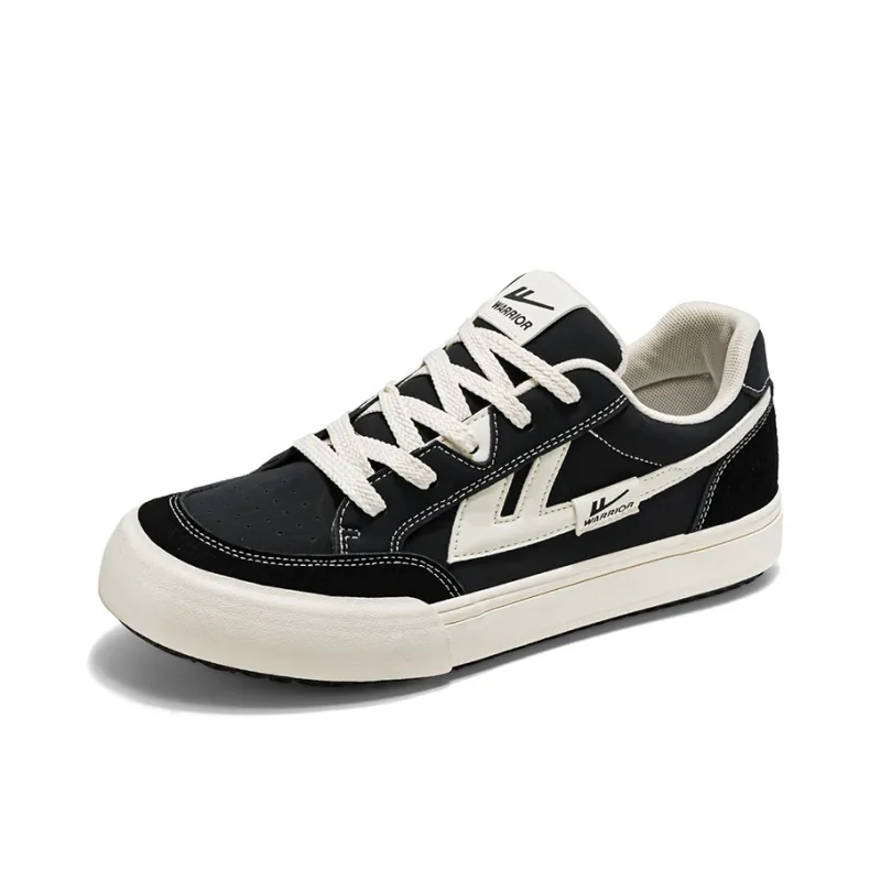 WARRIOR Skateboard Shoes Men Low Top Beige Brown/Gray Black/Black Rice-15