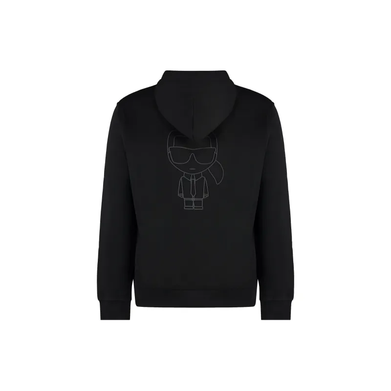 KARL LAGERFELD / Karl Lagerfeld Jeans Drawstring Long-Sleeved Hoodie-1