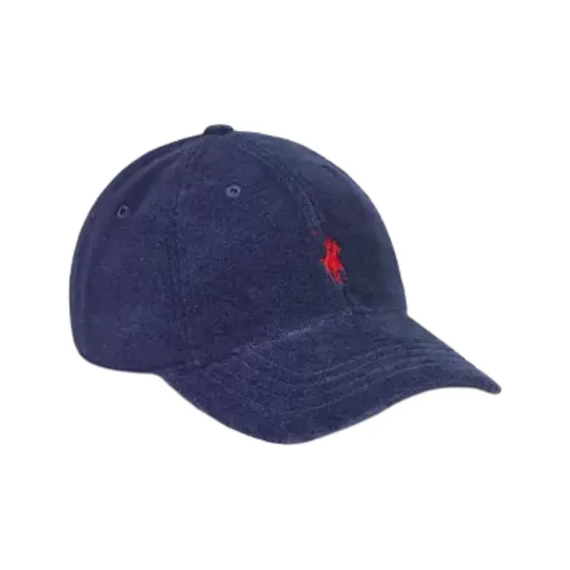 Ralph Lauren Cotton Baseball Caps Men's Marine Blue-2