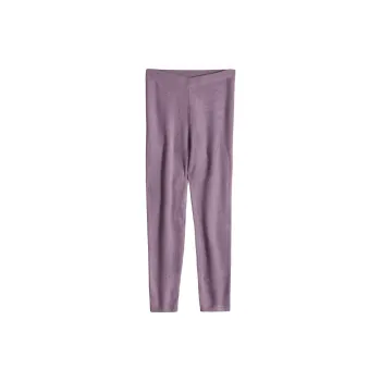 ITALAI Thermal Pants Women's Dark Gray Purple