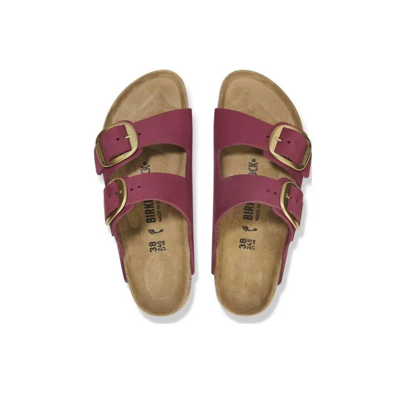 Birkenstock Arizona Big Buckle EVA Slip-Resistant Slide Slippers Women's Red Regular-4