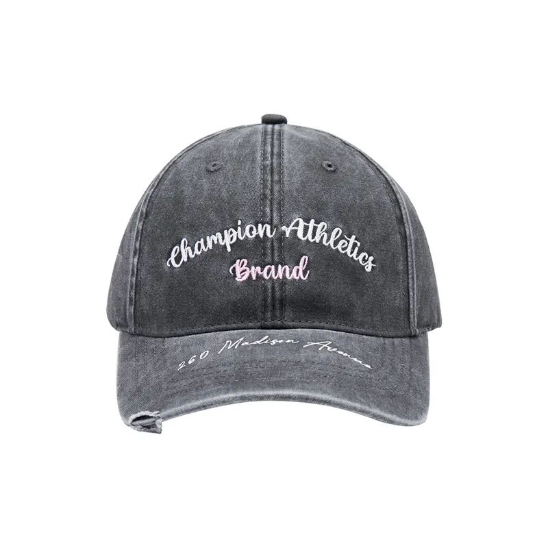 Champion Cotton Baseball Caps Unisex Black/Smoke Gray/Washed Blue Denim-5