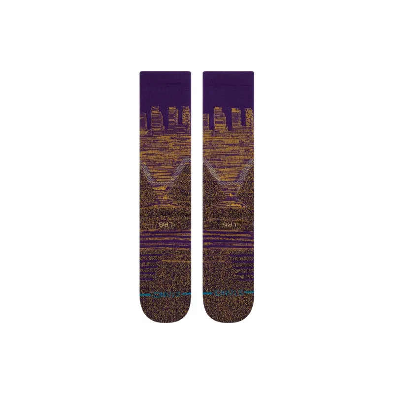 Stance Mid Calf Socks Men's 1 Pack Purple-2