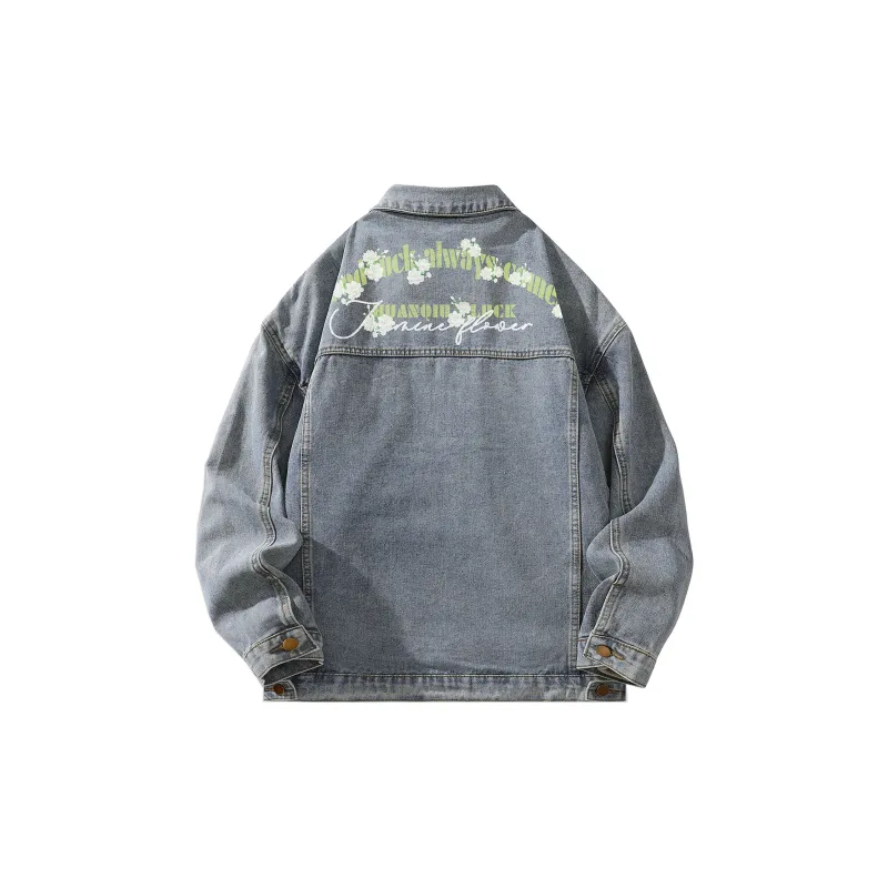 HUANQIU Denim Jackets Unisex-26