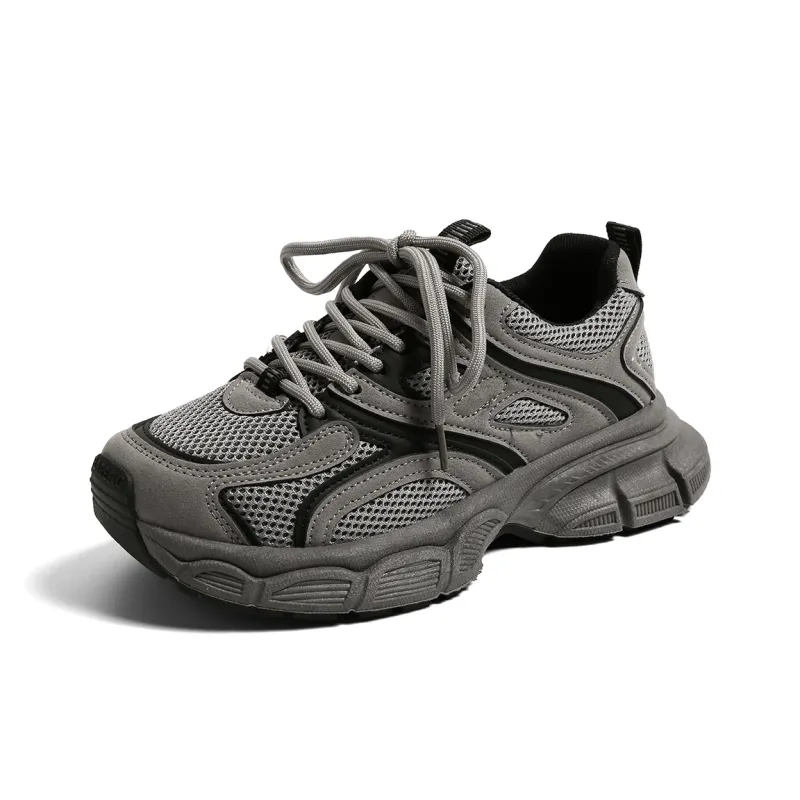 HUANQIU Cushioning Anti-Slip And Wear-Resistant Low-Top Chunky Sneakers Women's-2