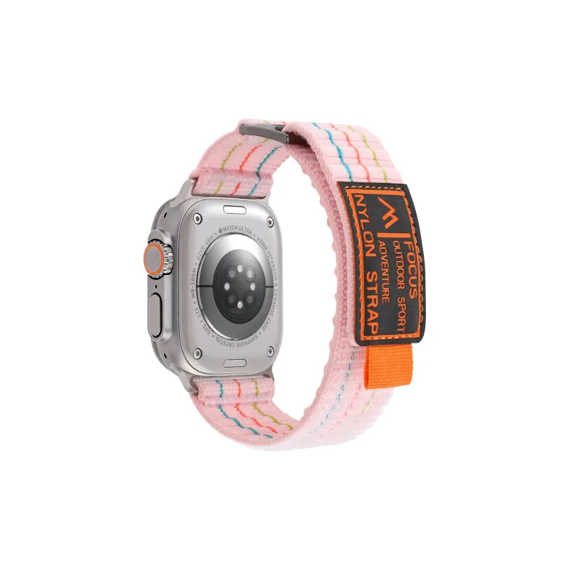 IKYOU Apple Compatibility Watch Band Canvas Material-15