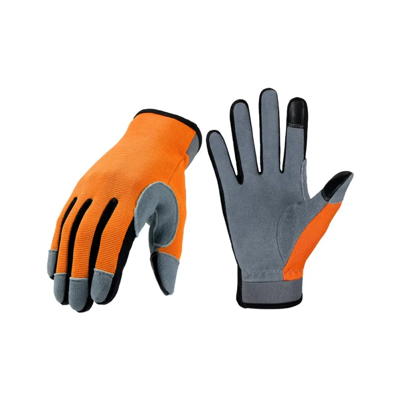 Yamaichi Maru Cow Split Leather Gloves Unisex-2