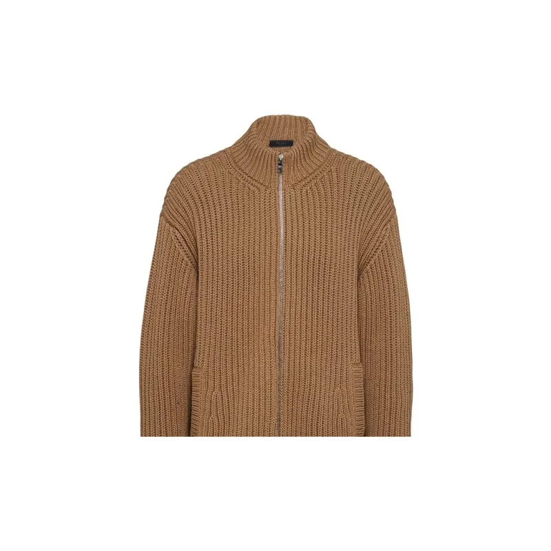 PRADA SS23 Sweater Men's Camel Brown-5