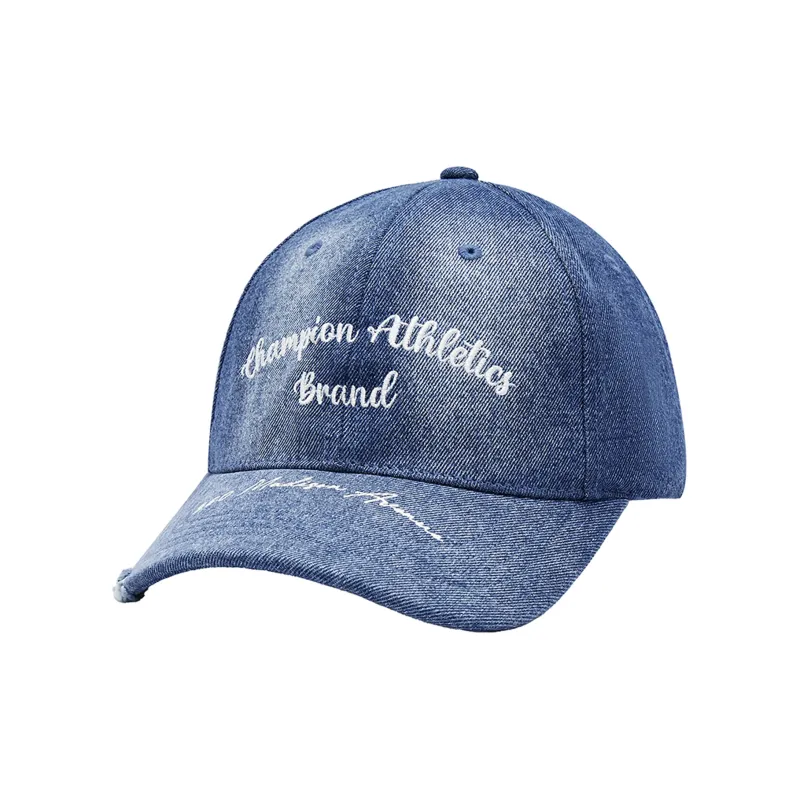 Champion Cotton Baseball Caps Unisex Black/Smoke Gray/Washed Blue Denim-8