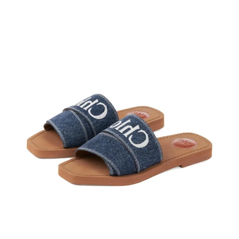 Chloé Woody Fat Mules Women's-3