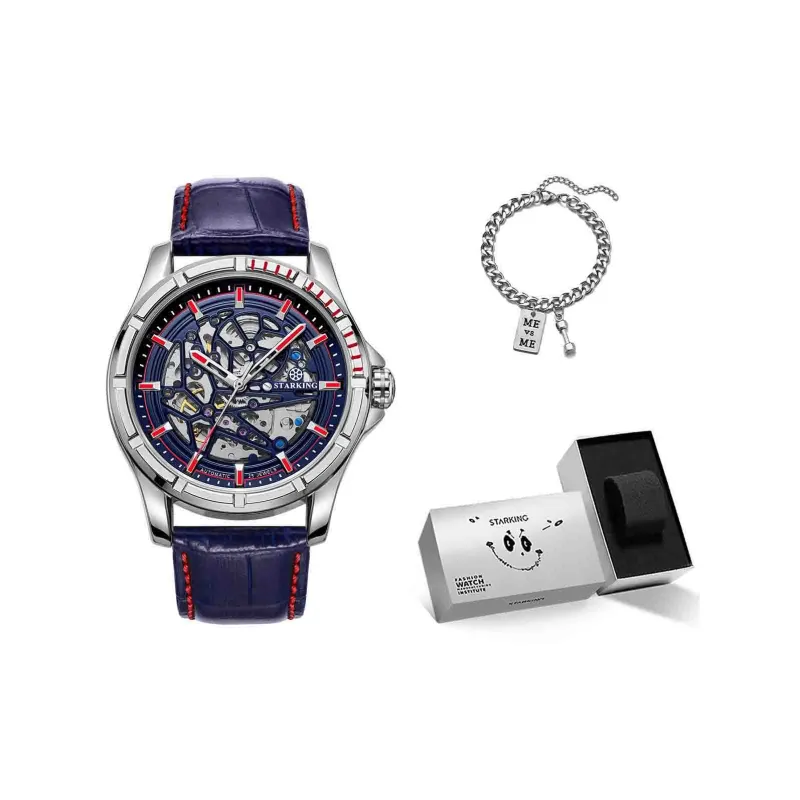 STARKING Automatic Mechanical Movement Watch Men's Watches Blue Dial-7