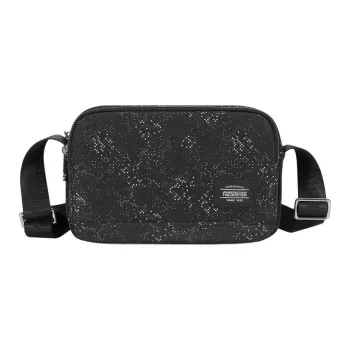 AMERICAN TOURISTER Fabric Small Square Bag, Crossbody Bag, Shoulder Bag Women's Black