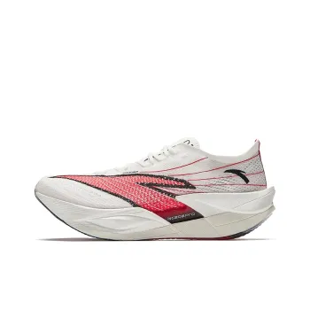 Anta C202 6.0 PRO Coverage Rebound Low Top Carbon Plate Marathon Running Shoes Women's White Red