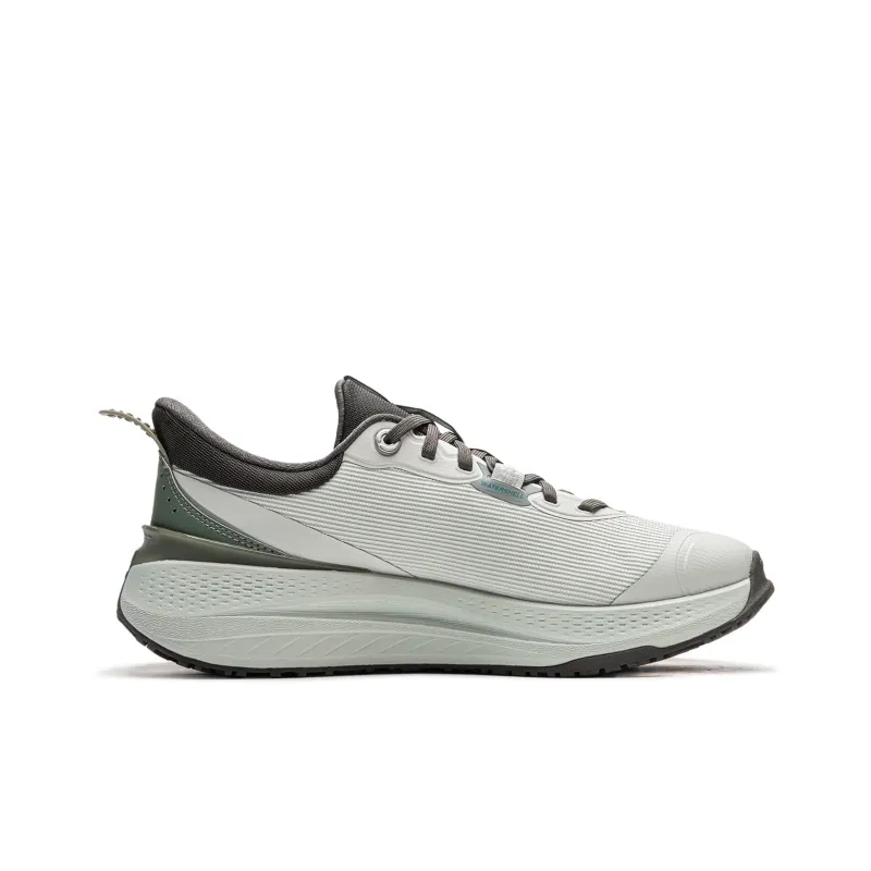 LiNing SOFT PLUS Anti Slip Wear Resistant Low Top Casual Shoes Men's Gray Black-1