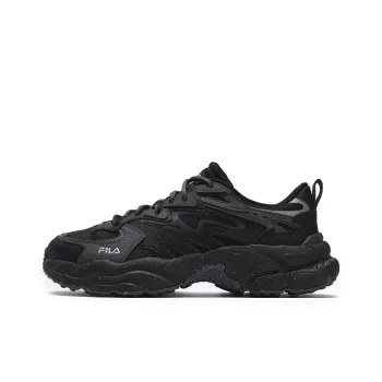 FILA Fern Anti Slip Wear Resistant Low Top Casual Shoes Men's Shadow Black Gray