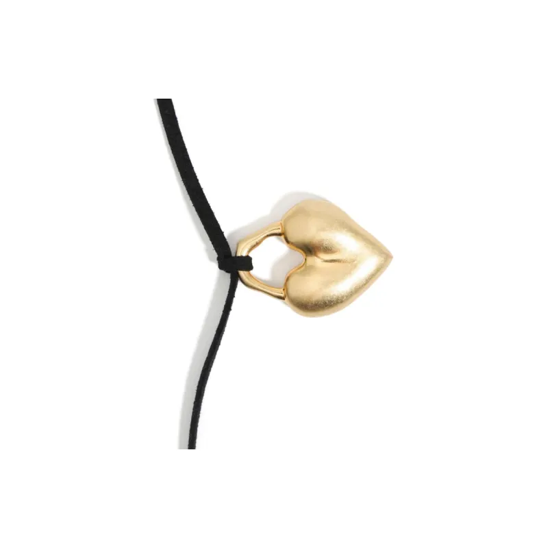 Bimba Y Lola Matte heart Pendant Necklace-2