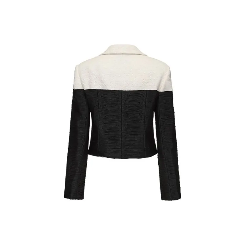 GIMING Jackets & Coats Women's Black+White-1
