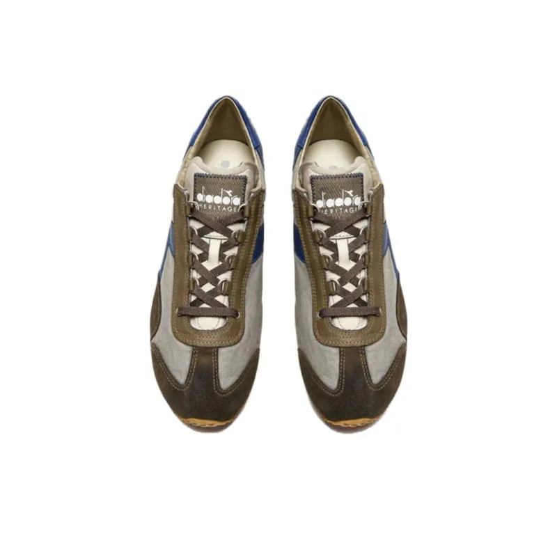 Diadora Equipe H Anti-Slip Wear-Resistant Low-Top Casual Running Shoes Men's Tan-3