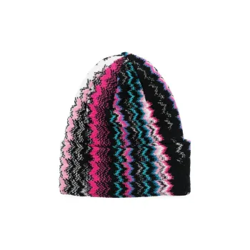 MISSONI Zigzag Turn-Up Brim Beanie