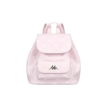 Kappa Matte Leather Commute Backpack Mini Trendy Backpack Good Looking Backpack Regular Women's Peach Pink