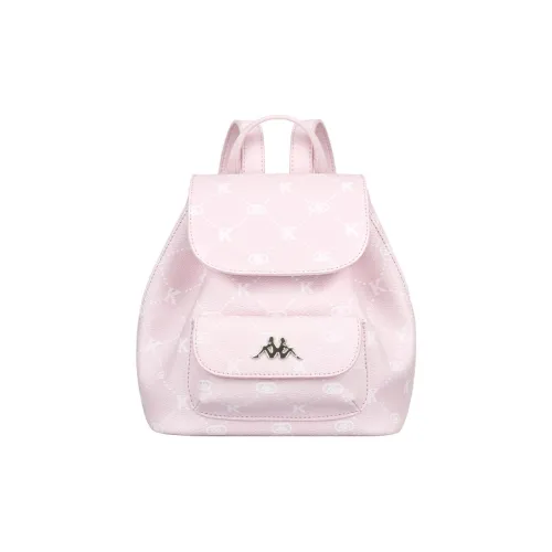 Kappa Matte Leather Commute Backpack Mini Trendy Backpack Good Looking Backpack Regular Women's Peach Pink