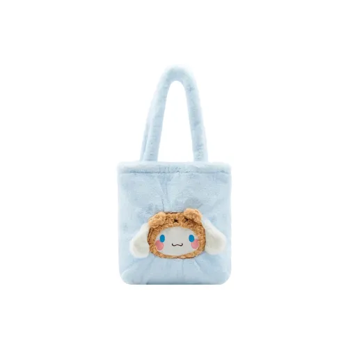 Sanrio Yugui Dog Polyester Tote Bag, Shopping Bag, Handbag, Shoulder Bag Regular Women's Blue