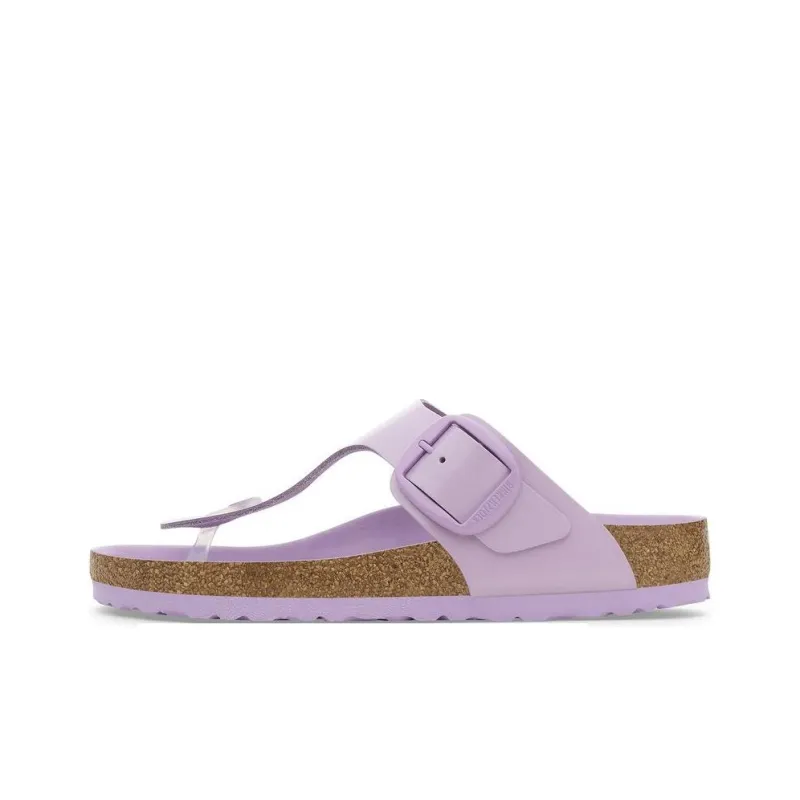 Birkenstock Gizeh Series EVA Slip-Resistant Flip Flops Women's Purple Regular-0
