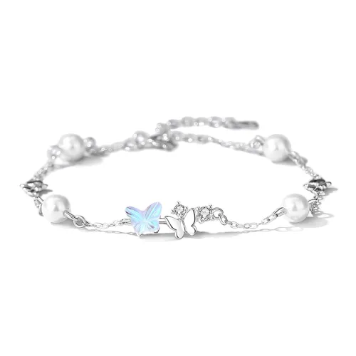 V.WI S925 Silver Bracelets Women's