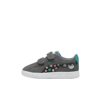 PUMA Anti-Slip Wear-Resistant Low-Top Kids Lifestyle Shoes Gray Children Aged 3-7 Years Old