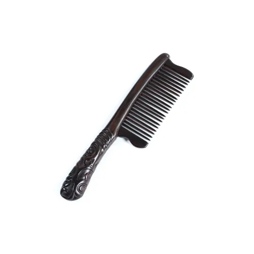 XIBI Sandalwood Interlocking Comb Massage Scalp Hairdressing Tools Straight Hair