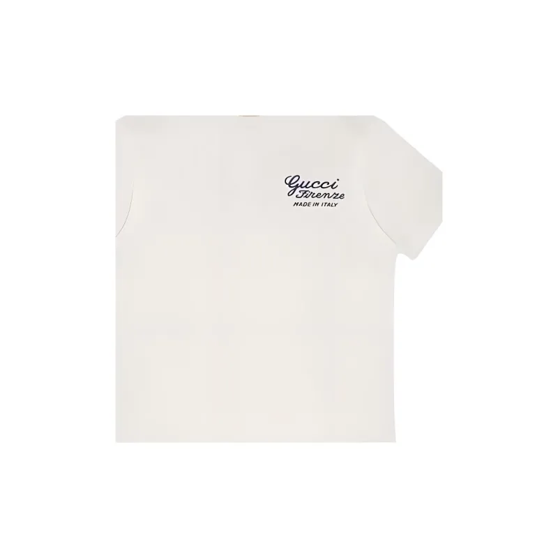 GUCCI Logo-embroidered Cotton T-shirt-5