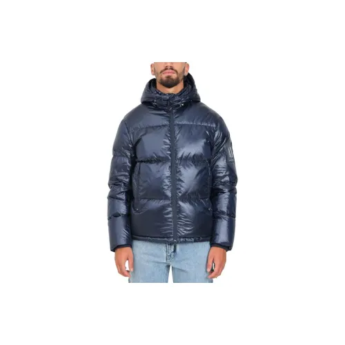 ARMANI EXCHANGE Puffer Jackets Men Blue