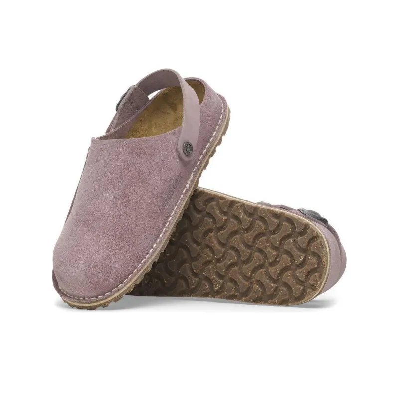 Birkenstock Lutry Premium Suede Low Top Casual Shoes Unisex Purple Regular-5